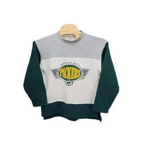 VTG True Fan Sportswear Green Bay Packers NFL Sweatshirt 1996‎ Sz Large Made USA